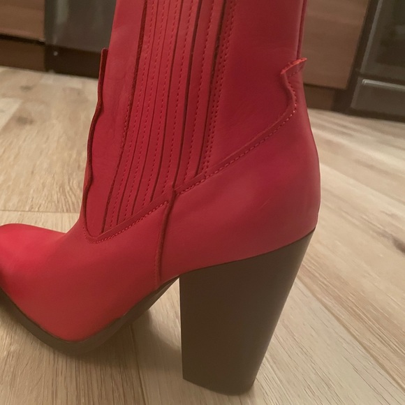 Mango real leather cow boy booties - Picture 4 of 6